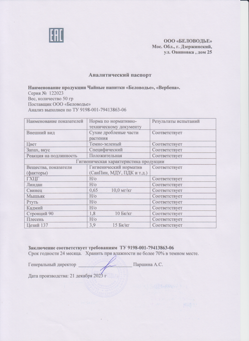 Паспорт №122023
